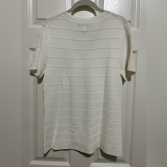 Cable and Gauge White Top - Picture 3 of 6